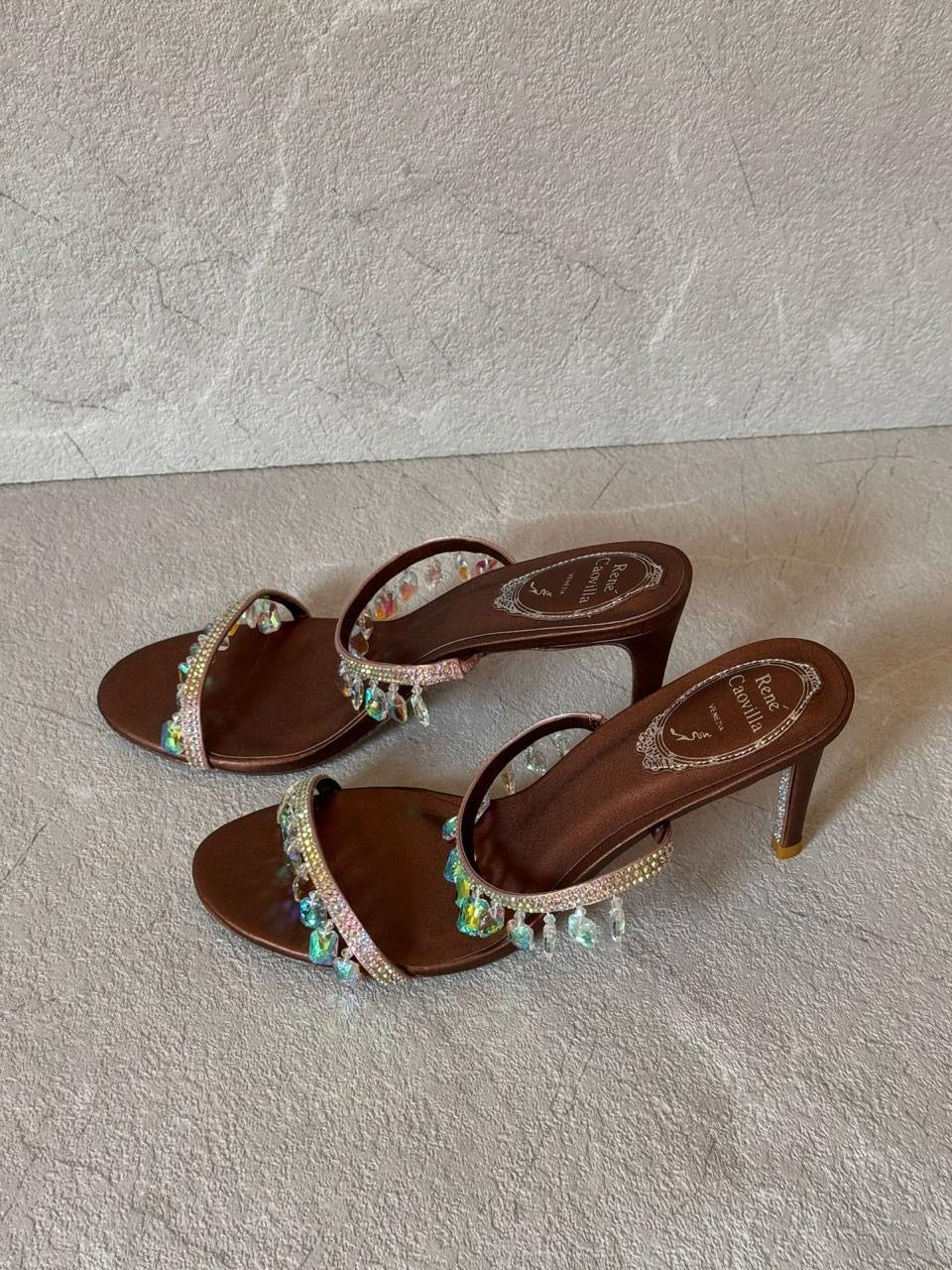 Rene caovilla sandals heels