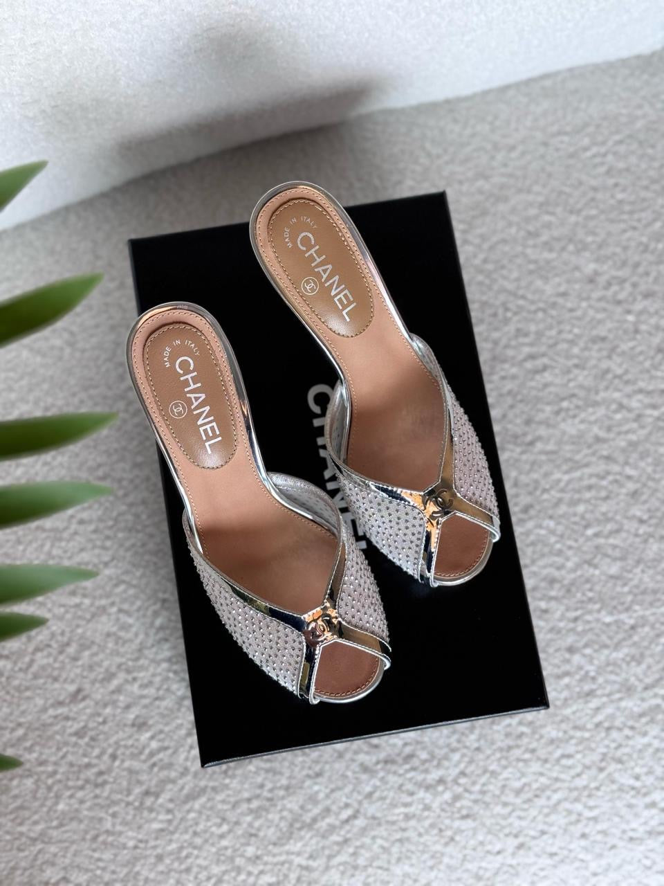 Chanel sandals heels