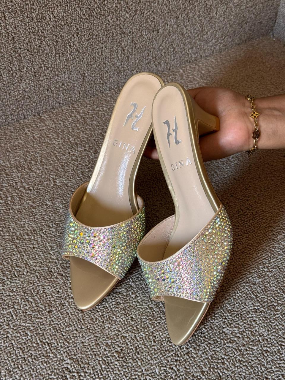 Gina sandals heels - low heels