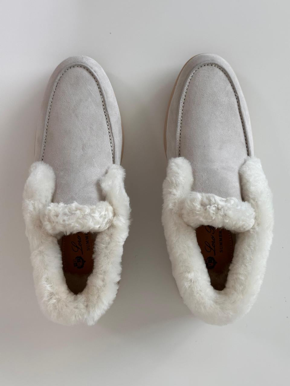 Loro piana loafers - boots with fur