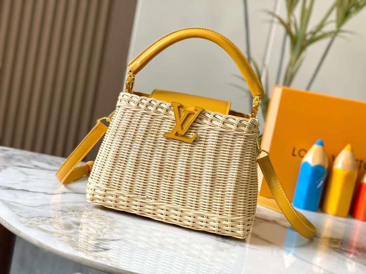 Lv bag - straw bag