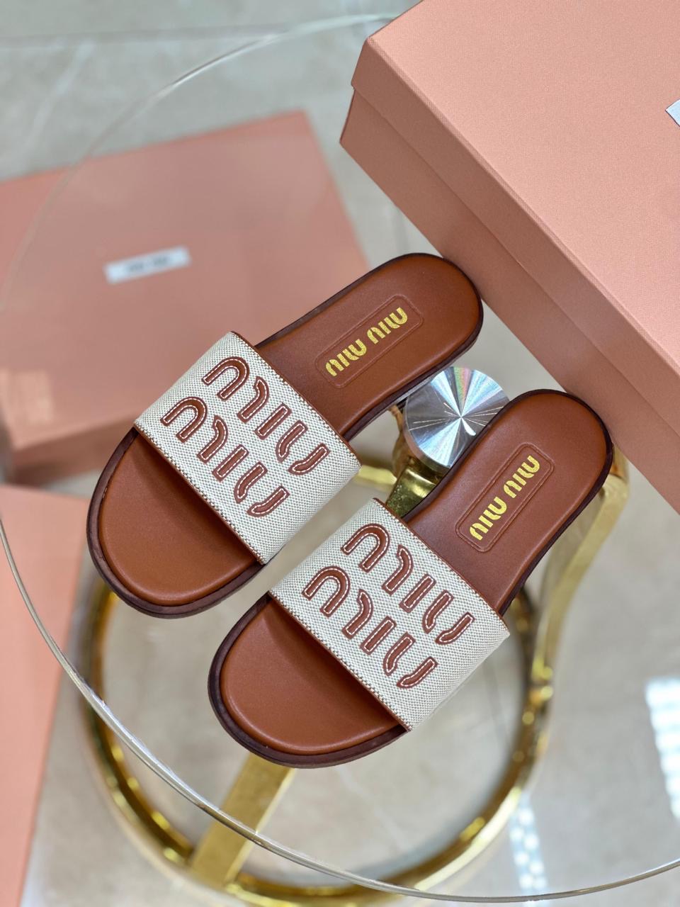 Miu miu slippers
