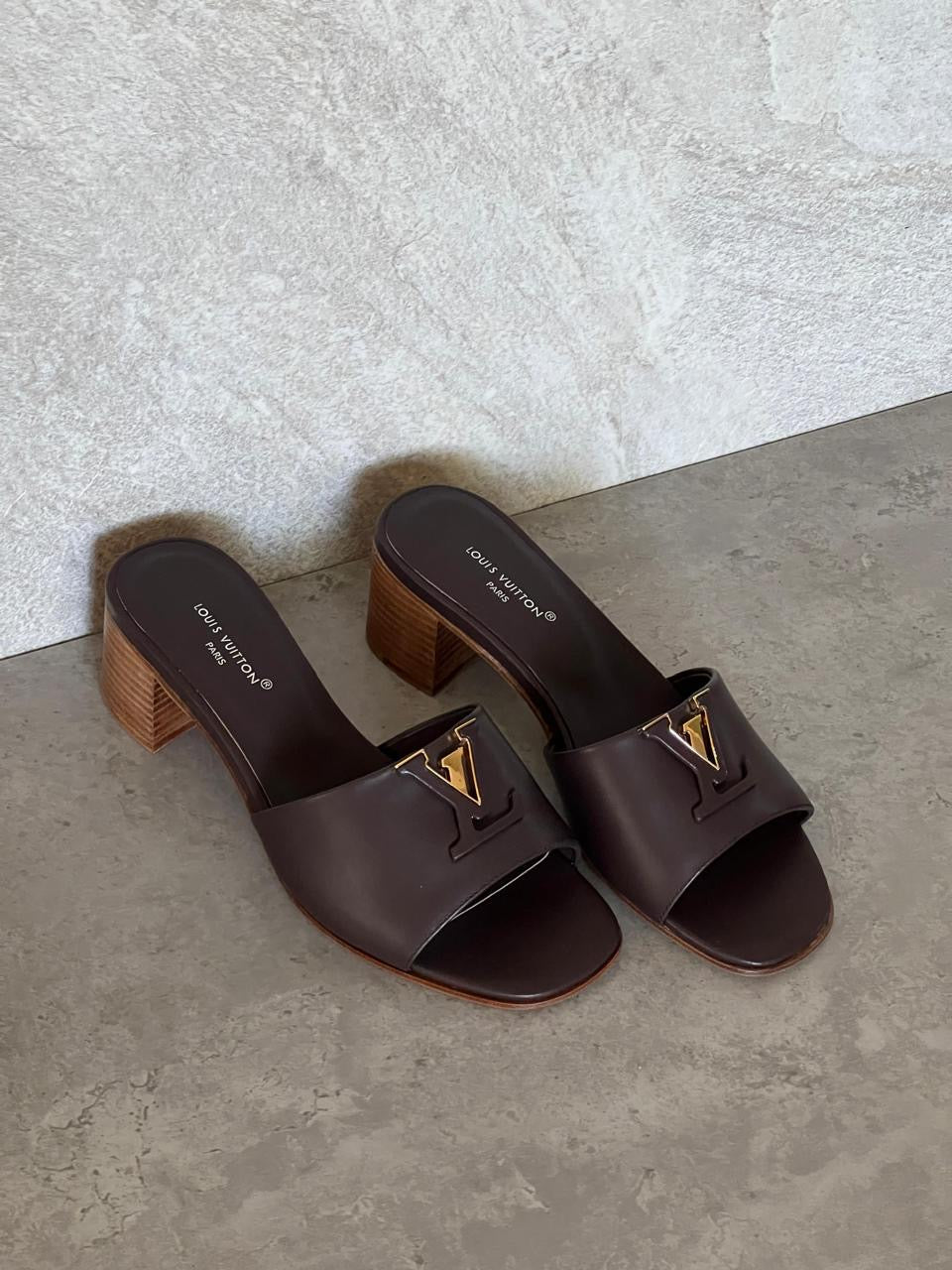 Lv sandals heels
