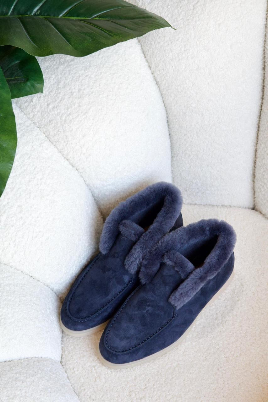 Loro piana loafers - boots with fur