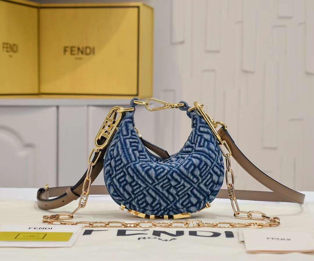 Fendi bag - blue denim (no chain)
