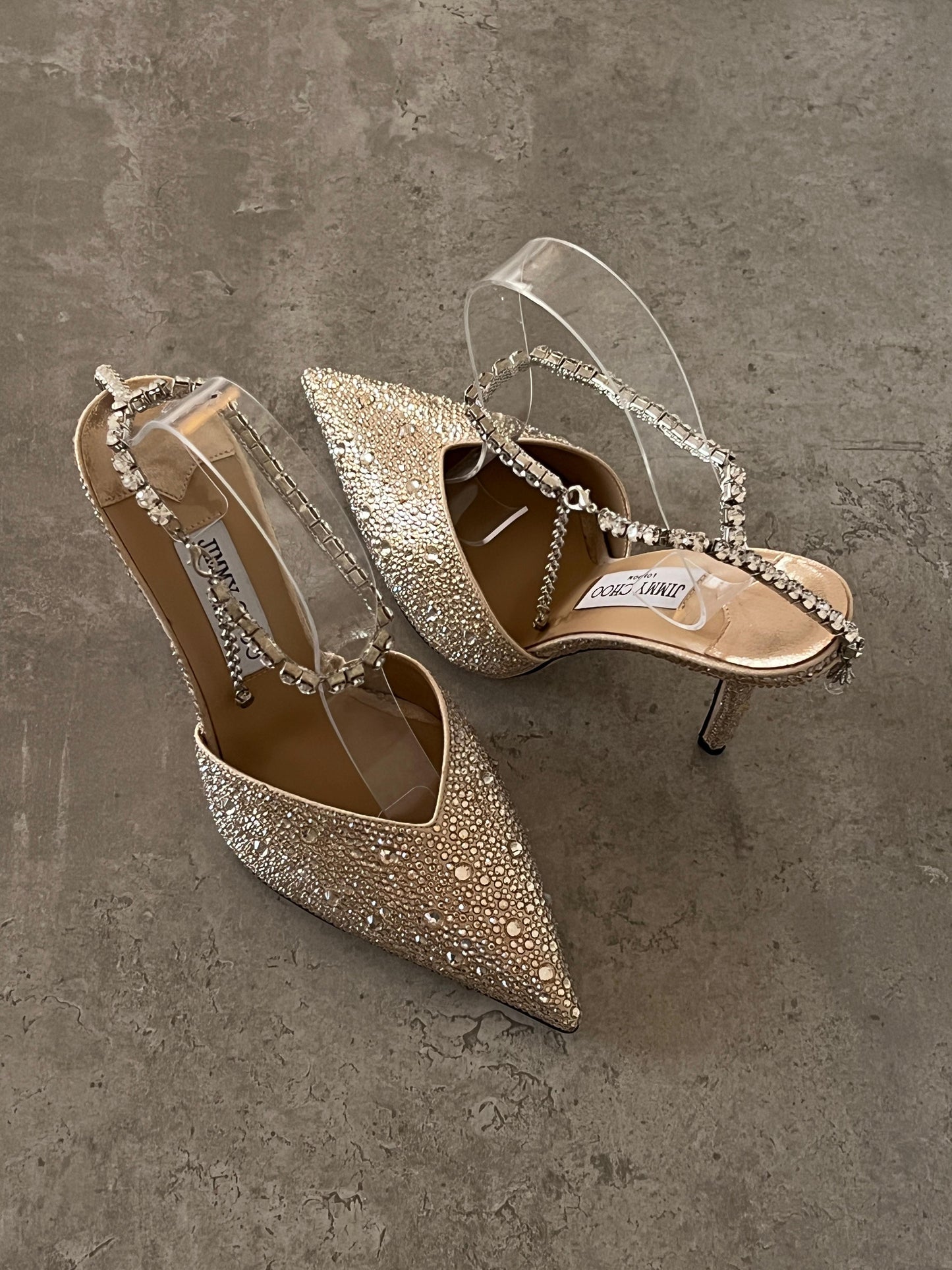 Jimmy choo heels - with stones