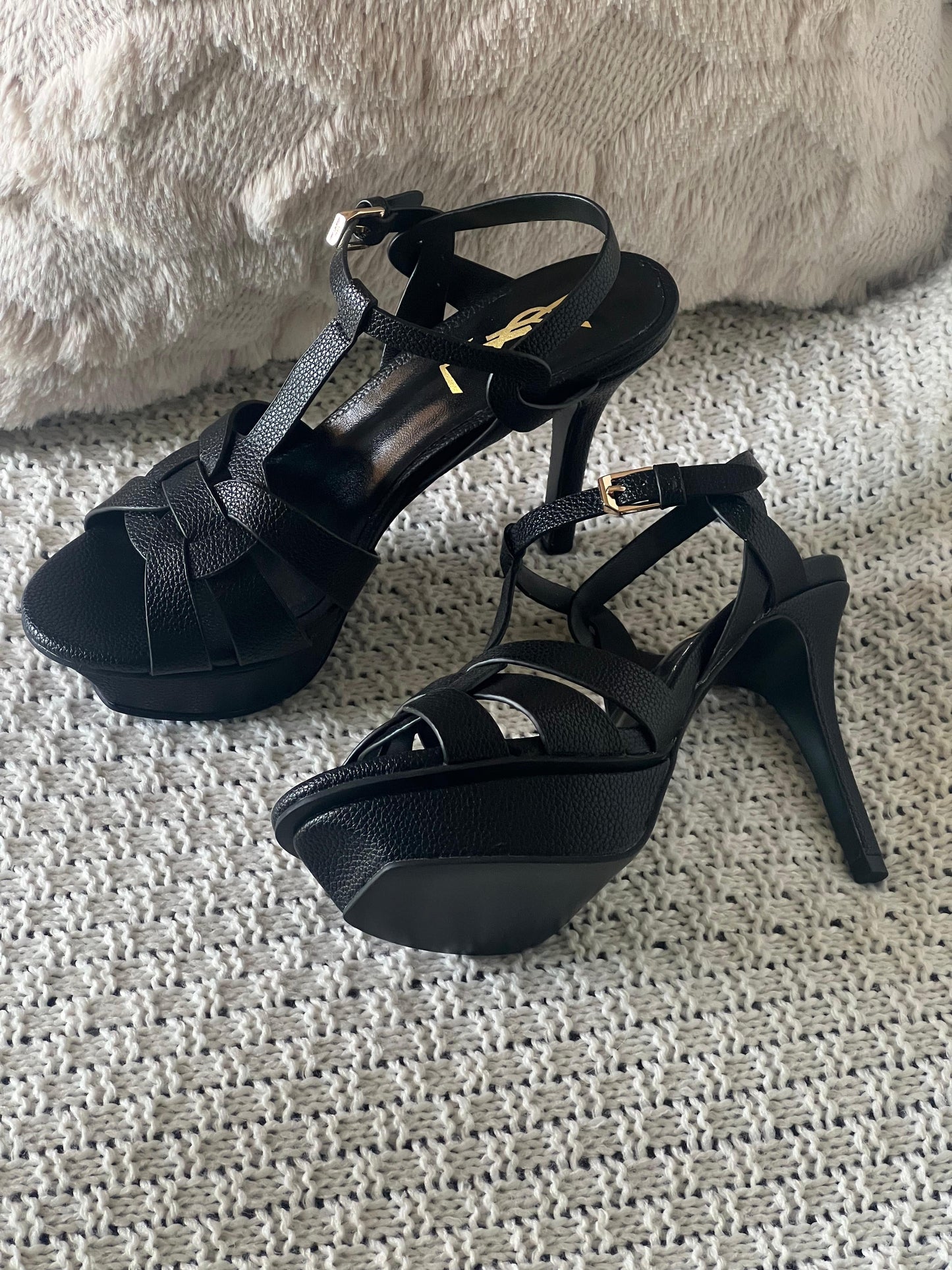 Ysl sandals heels