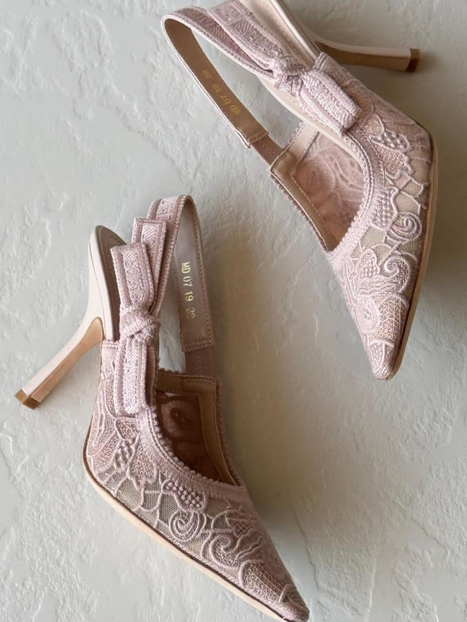 Dior heels - low and high