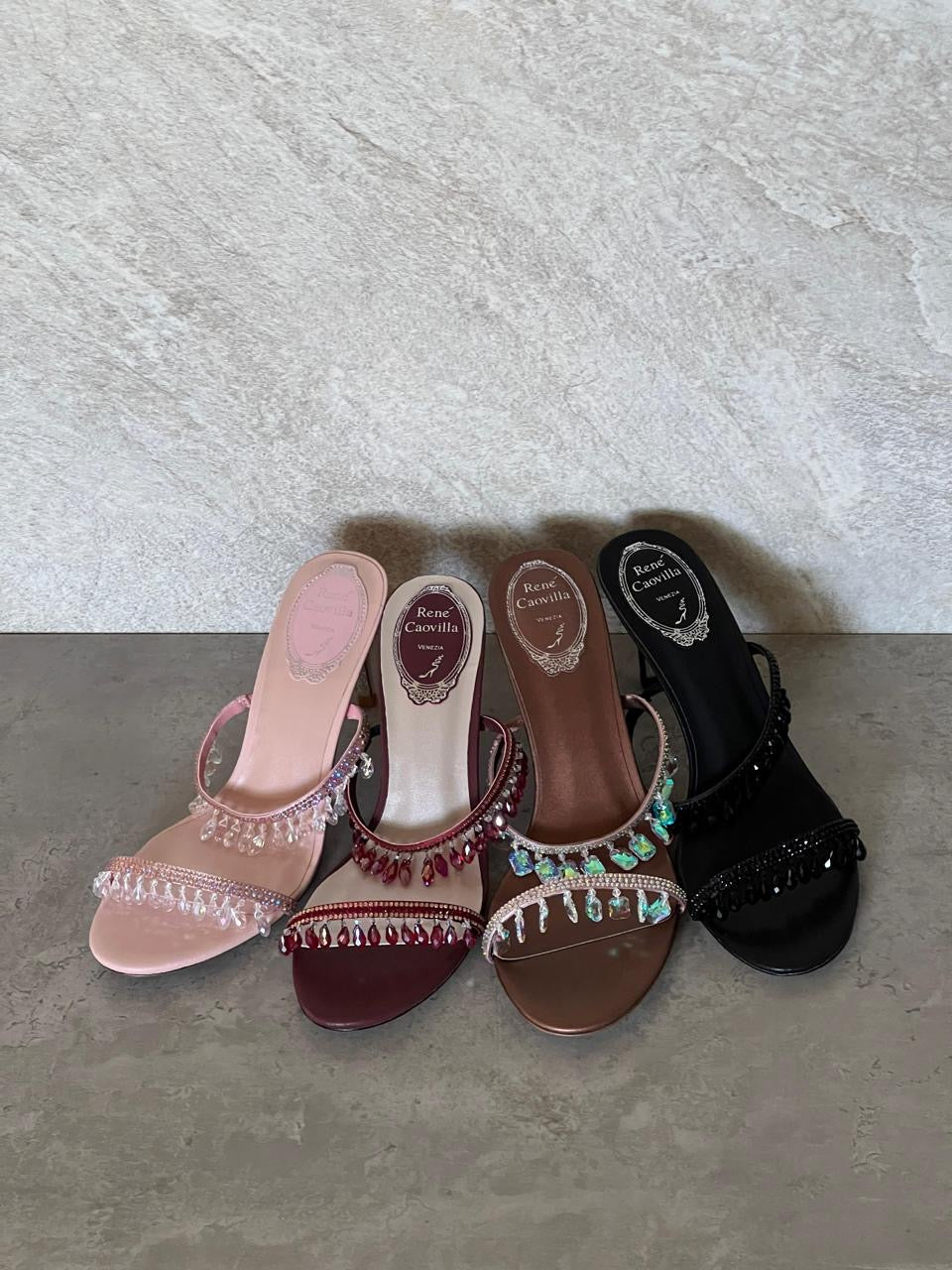 Rene caovilla sandals heels