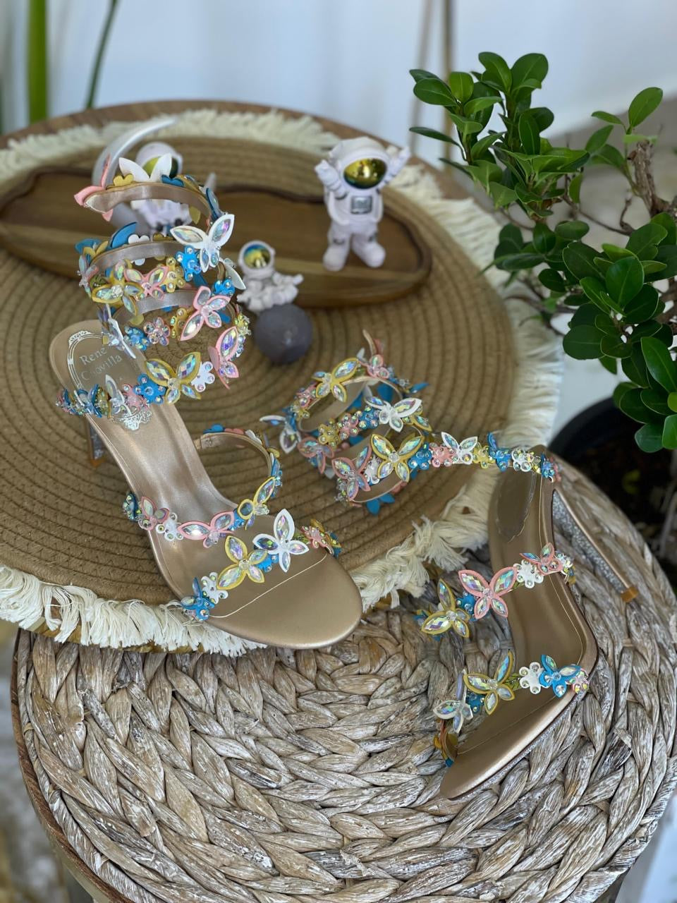 Rene caovilla sandals heels