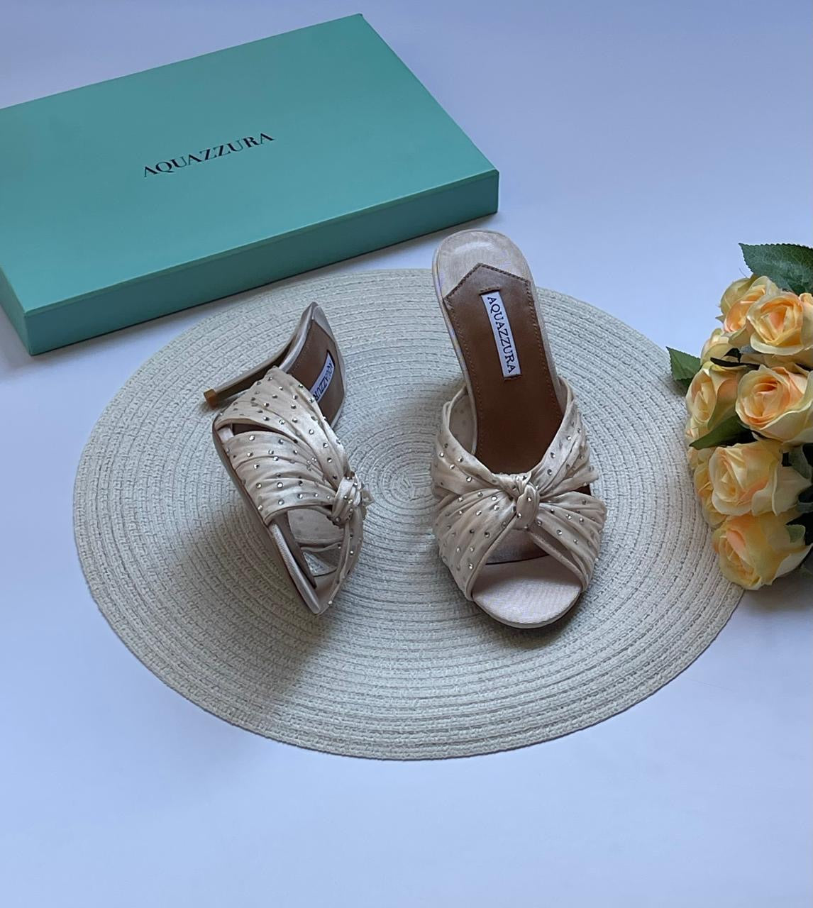 Aquazurra sandals heels