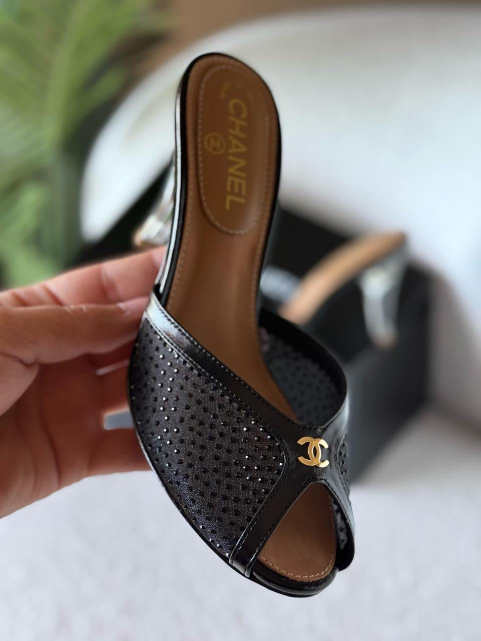 Chanel sandals heels