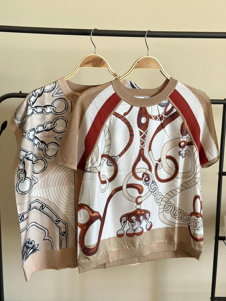 Hermes Tshirt ( real silk)