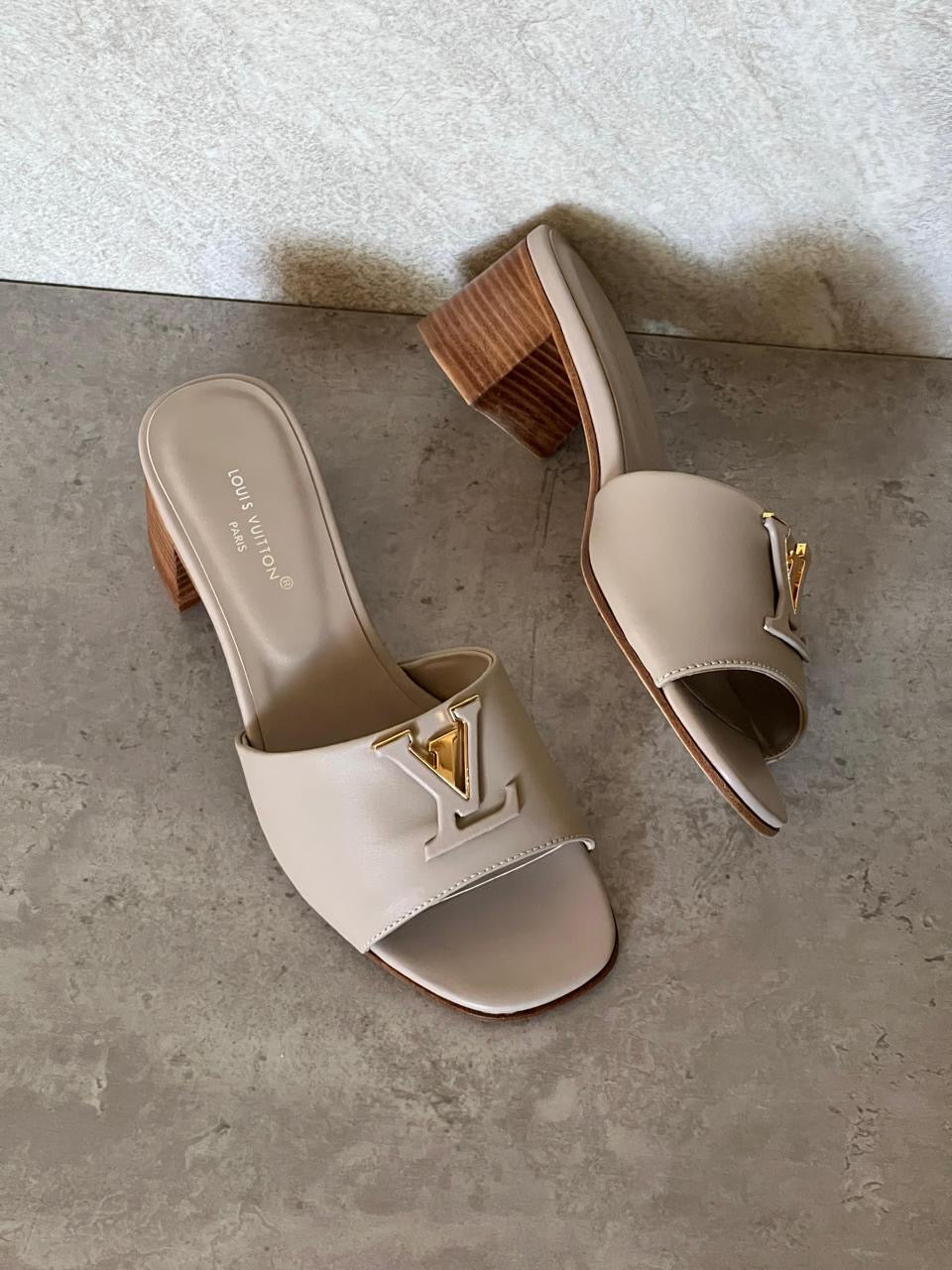 Lv sandals heels