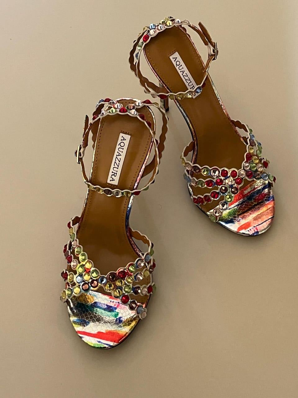 Aquazurra sandals heels