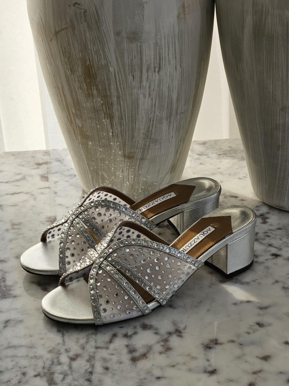 Aquazurra sandals heels