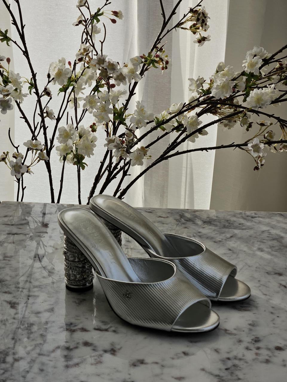 Chanel sandals heels