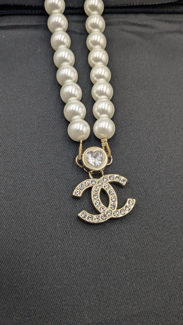 Chanel jewelry set - necklace & earrings