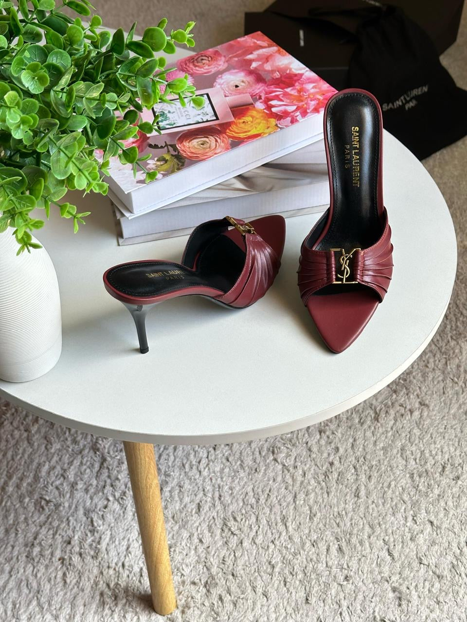 Ysl sandals heels