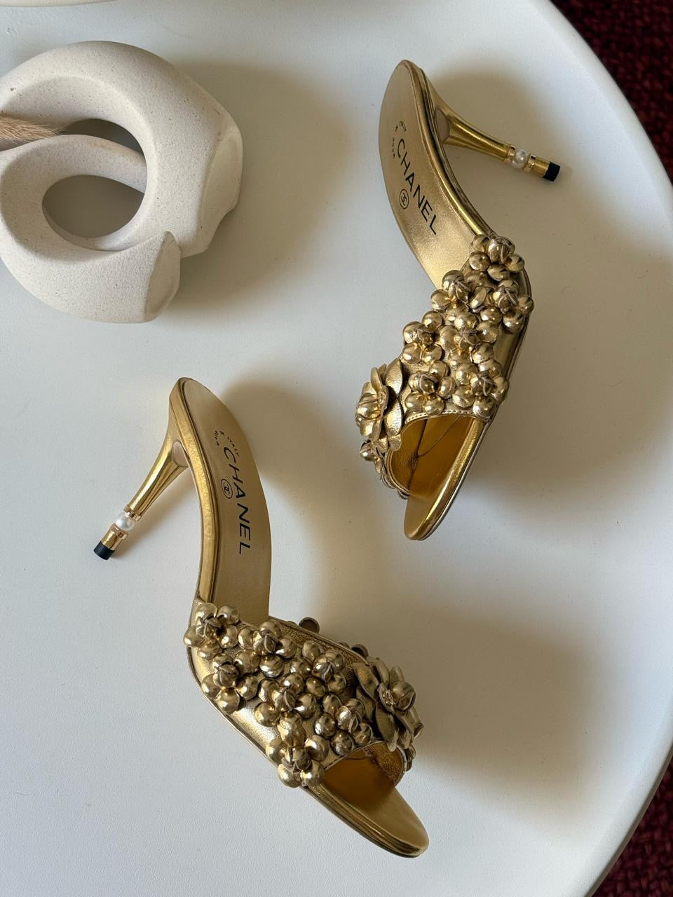 Chanel sandals heels