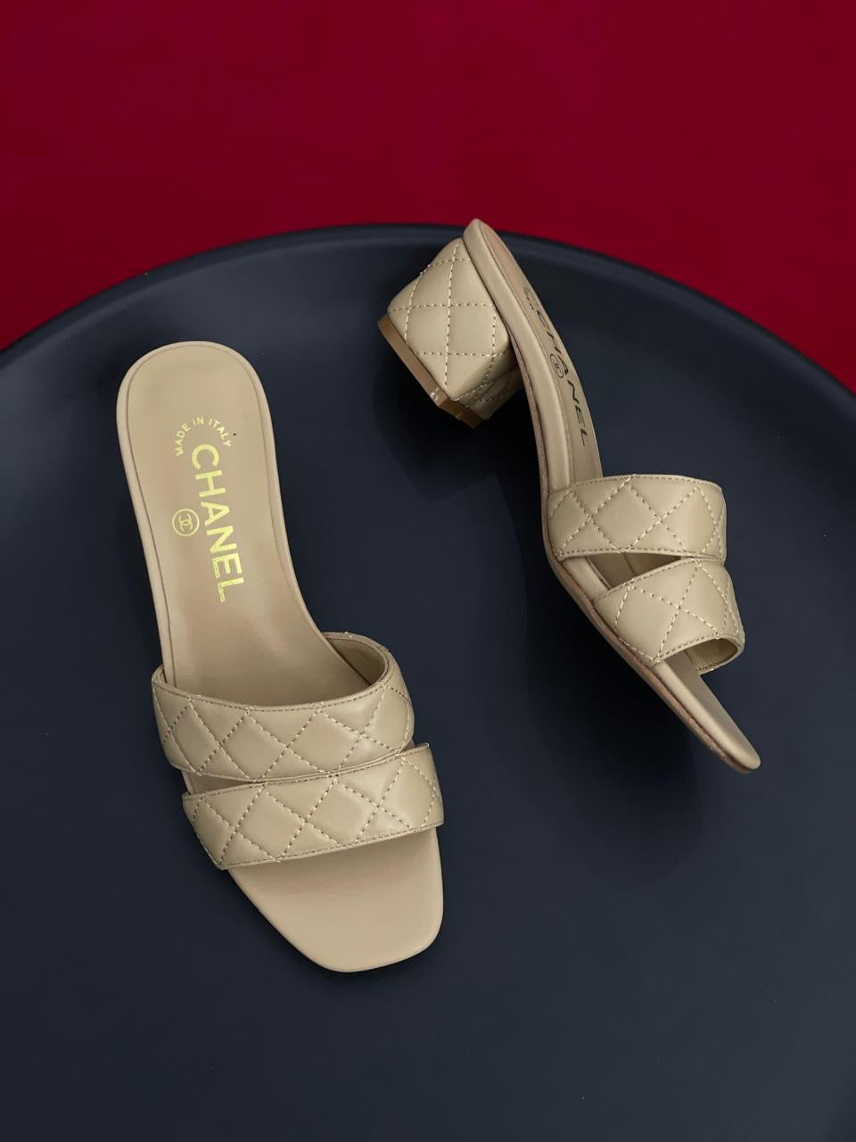 Chanel sandals heels