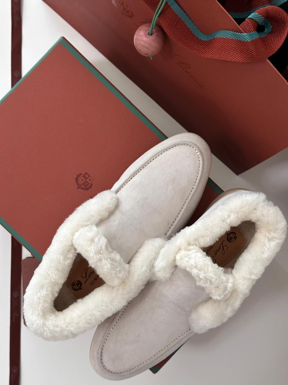 Loro piana loafers - boots with fur