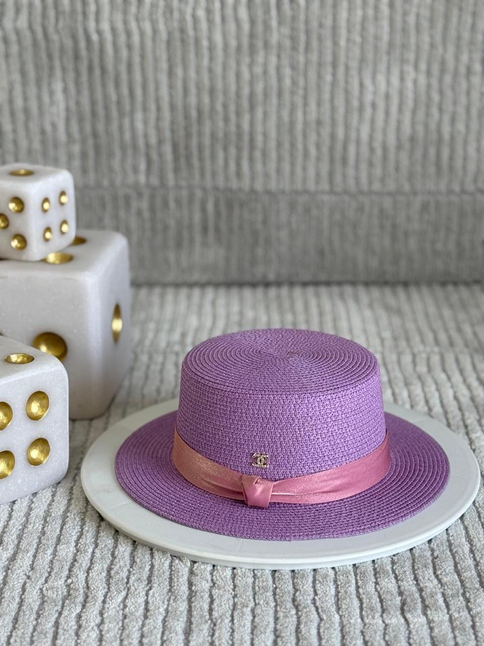 Chanel hat - beach hat