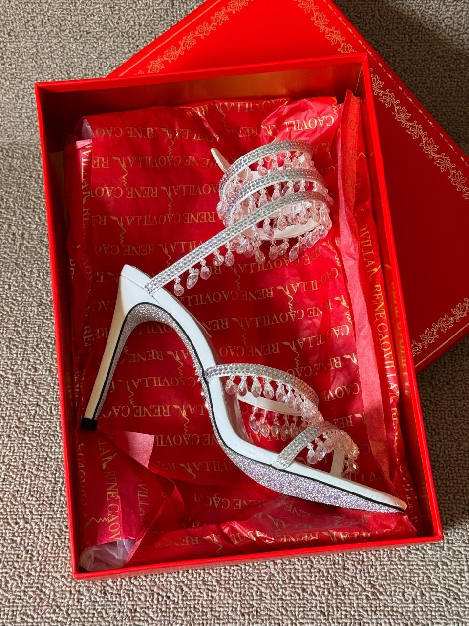 Rene caovilla sandas heels
