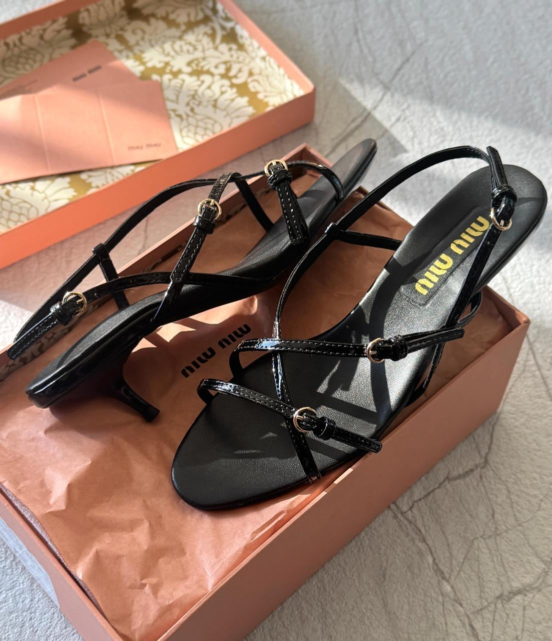 Miu miu sandals heels