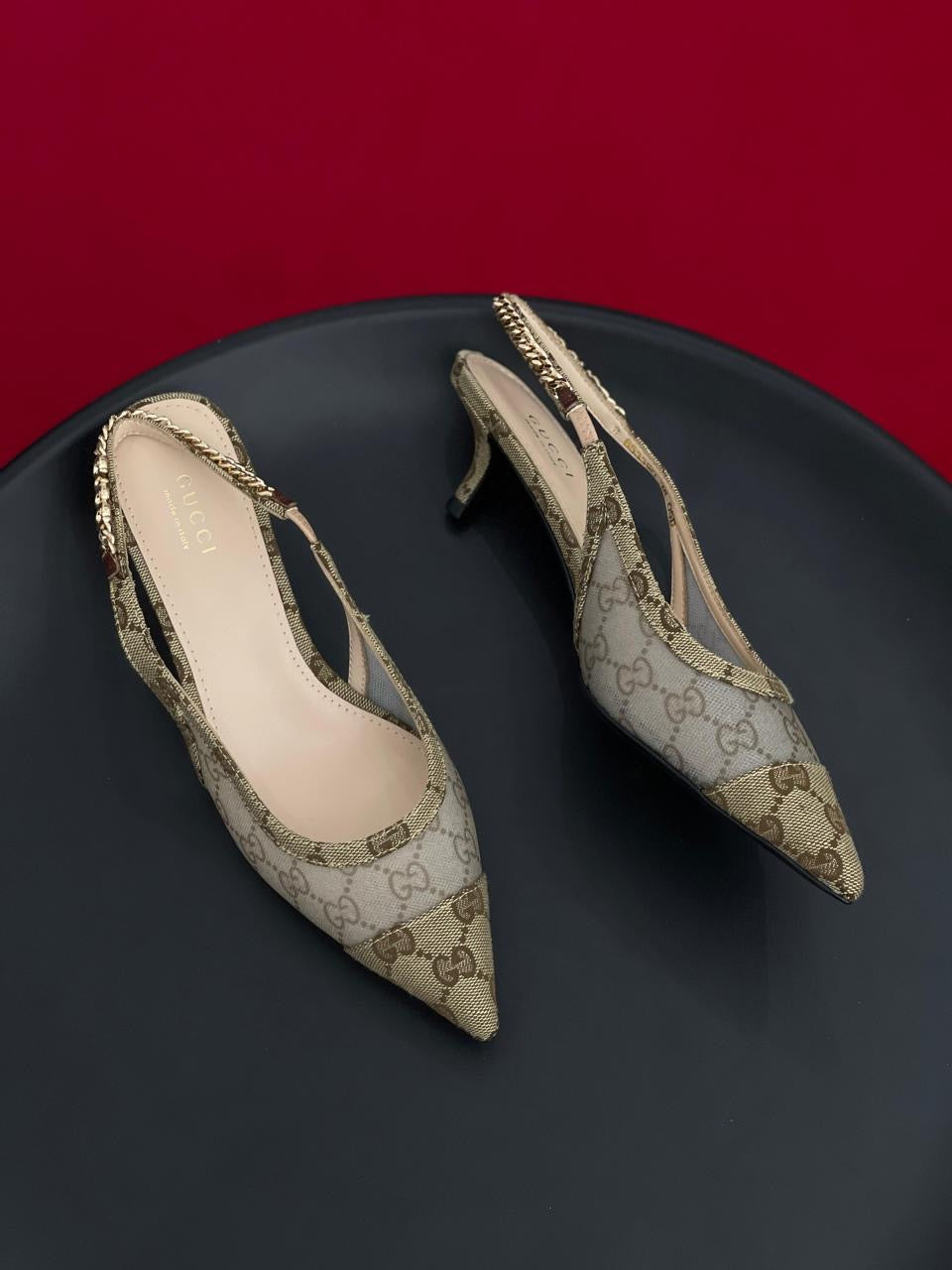 Gucci heels - low heels