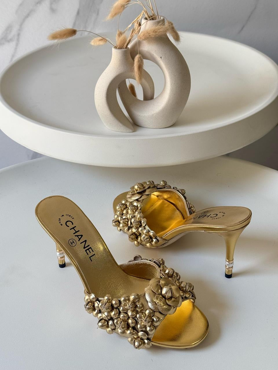 Chanel sandals heels