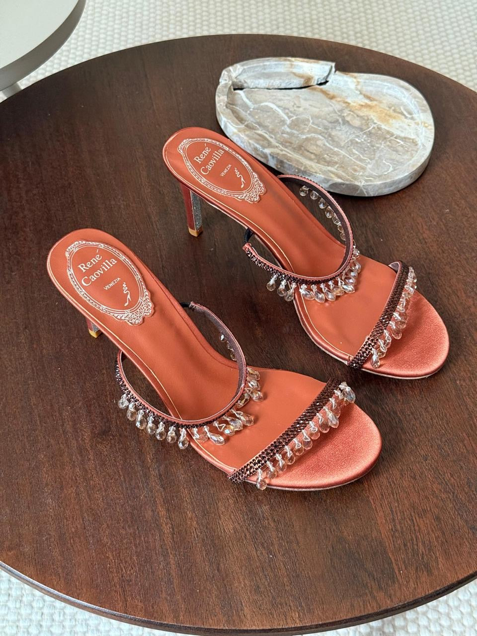 Rene caovilla sandals heels
