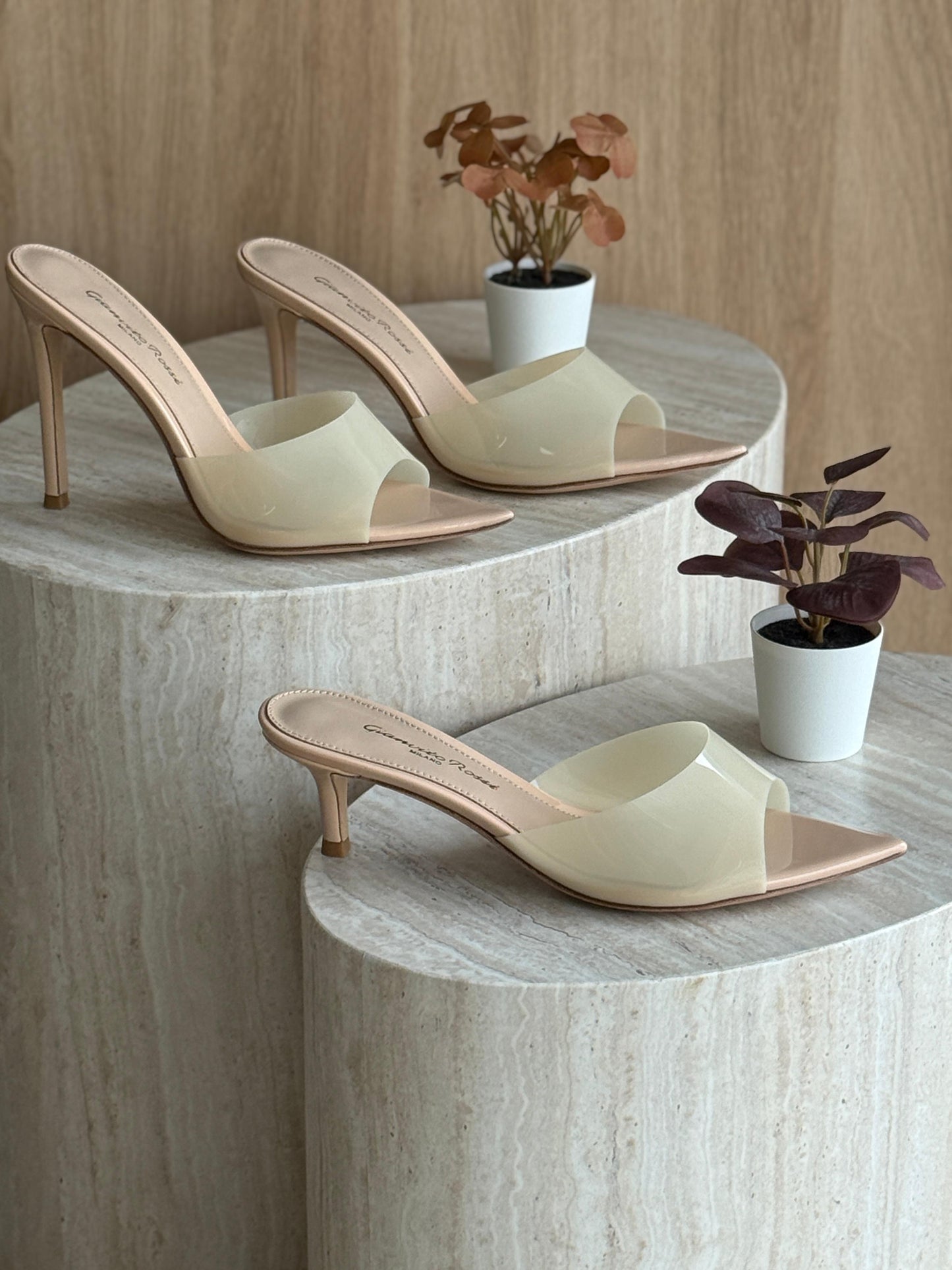 G rossi sandals heels - beige