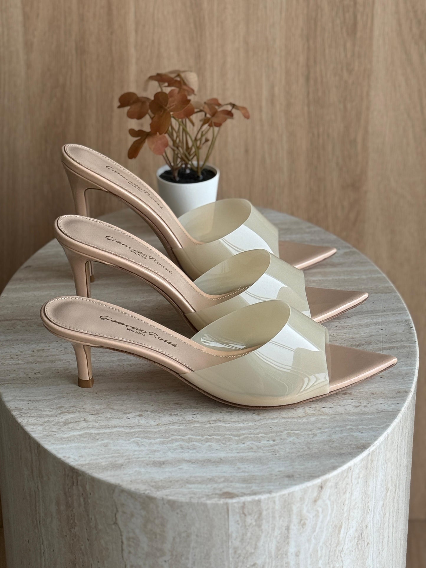 G rossi sandals heels - beige