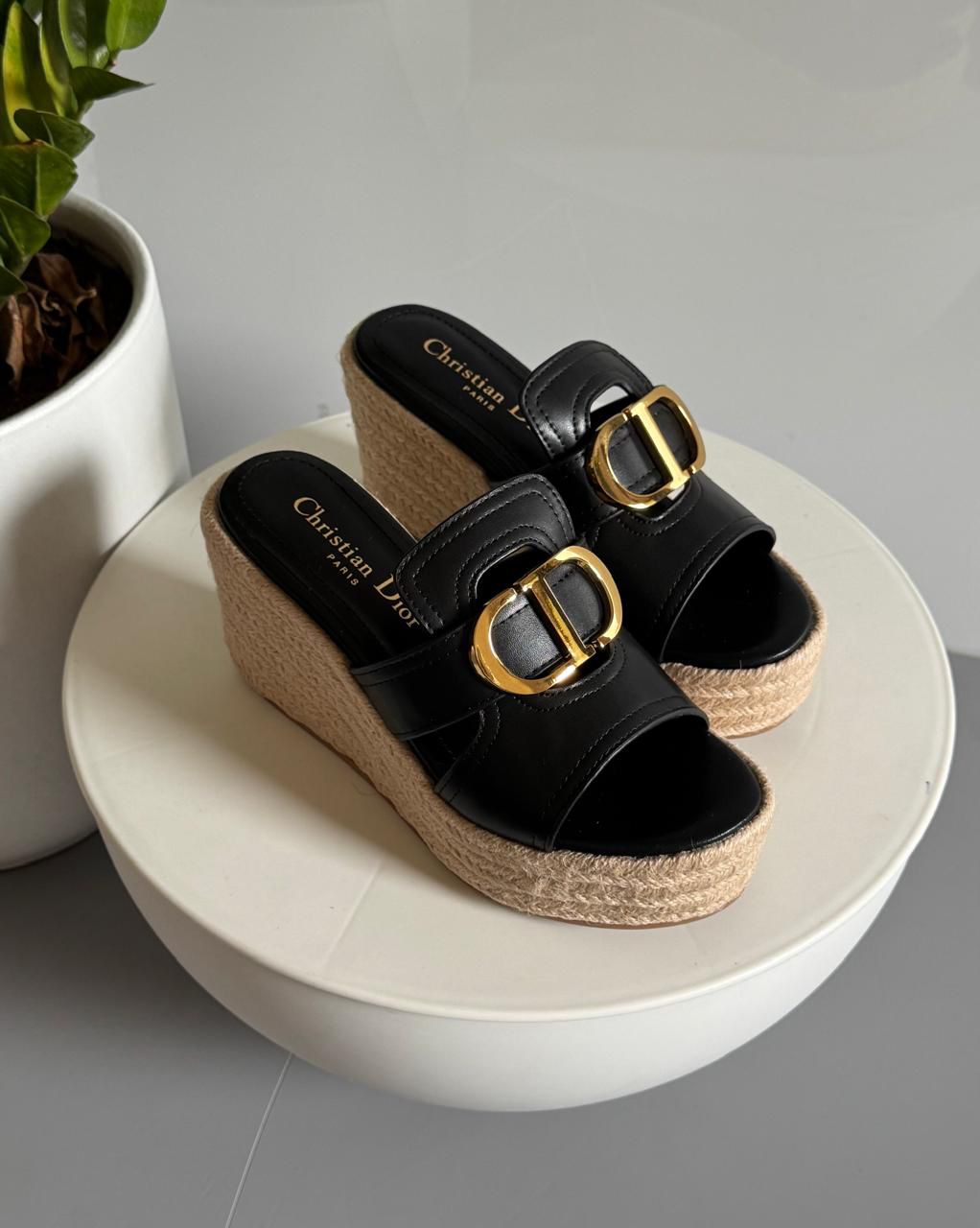 Dior sandals heels - wedges