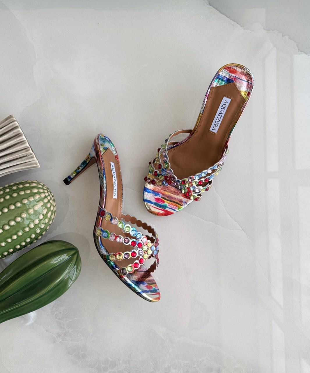 Aquazurra sandals heels