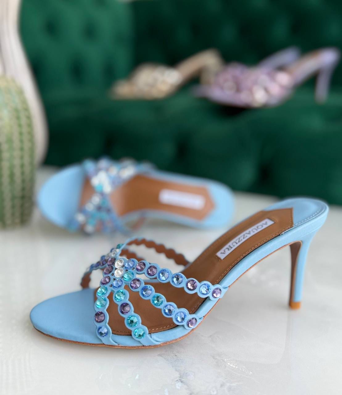 Aquazurra sandals heels