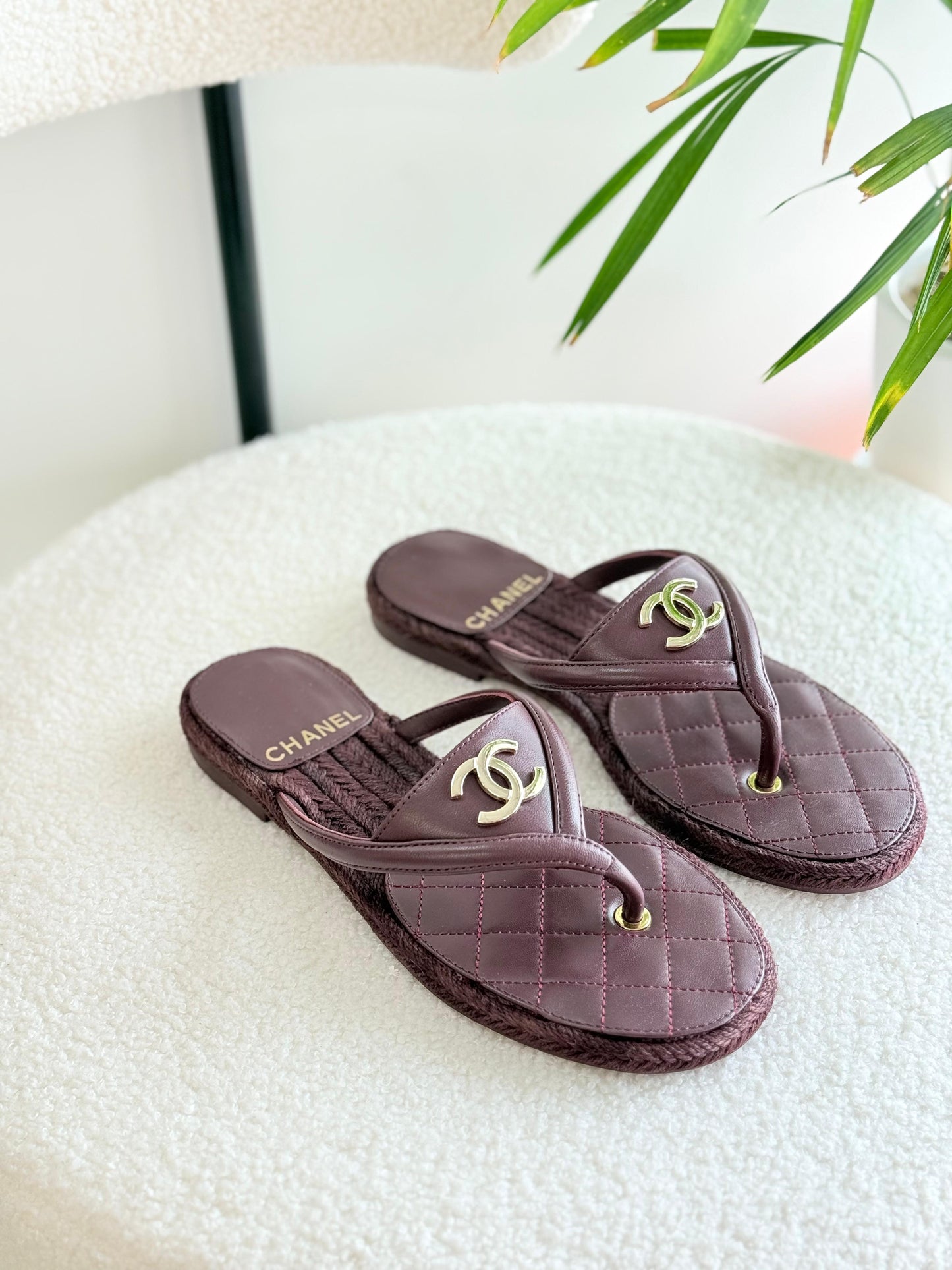 Chanel slippers