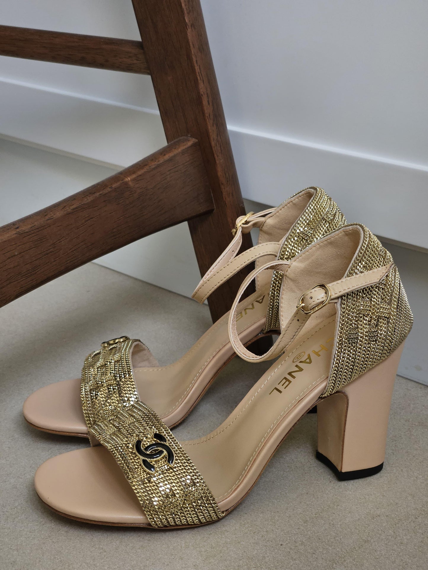 Chanel sandals heels