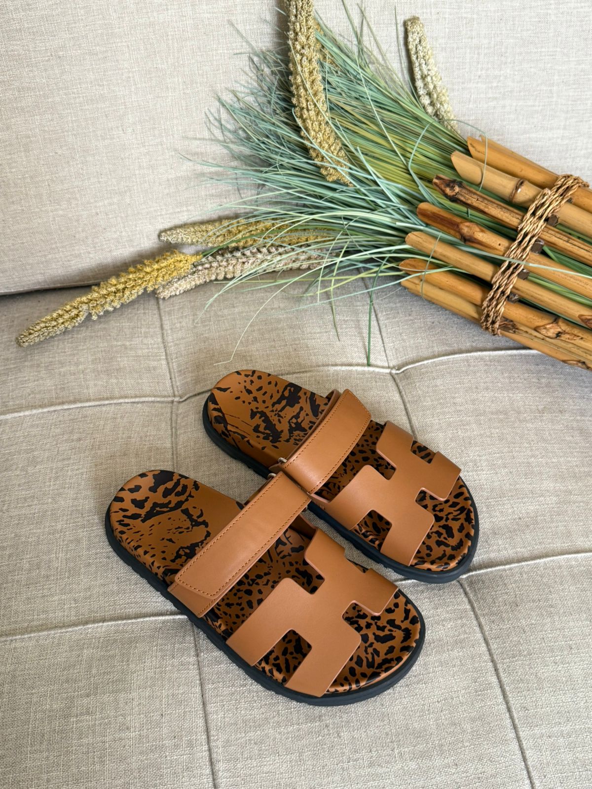 Hermes slippers chypre