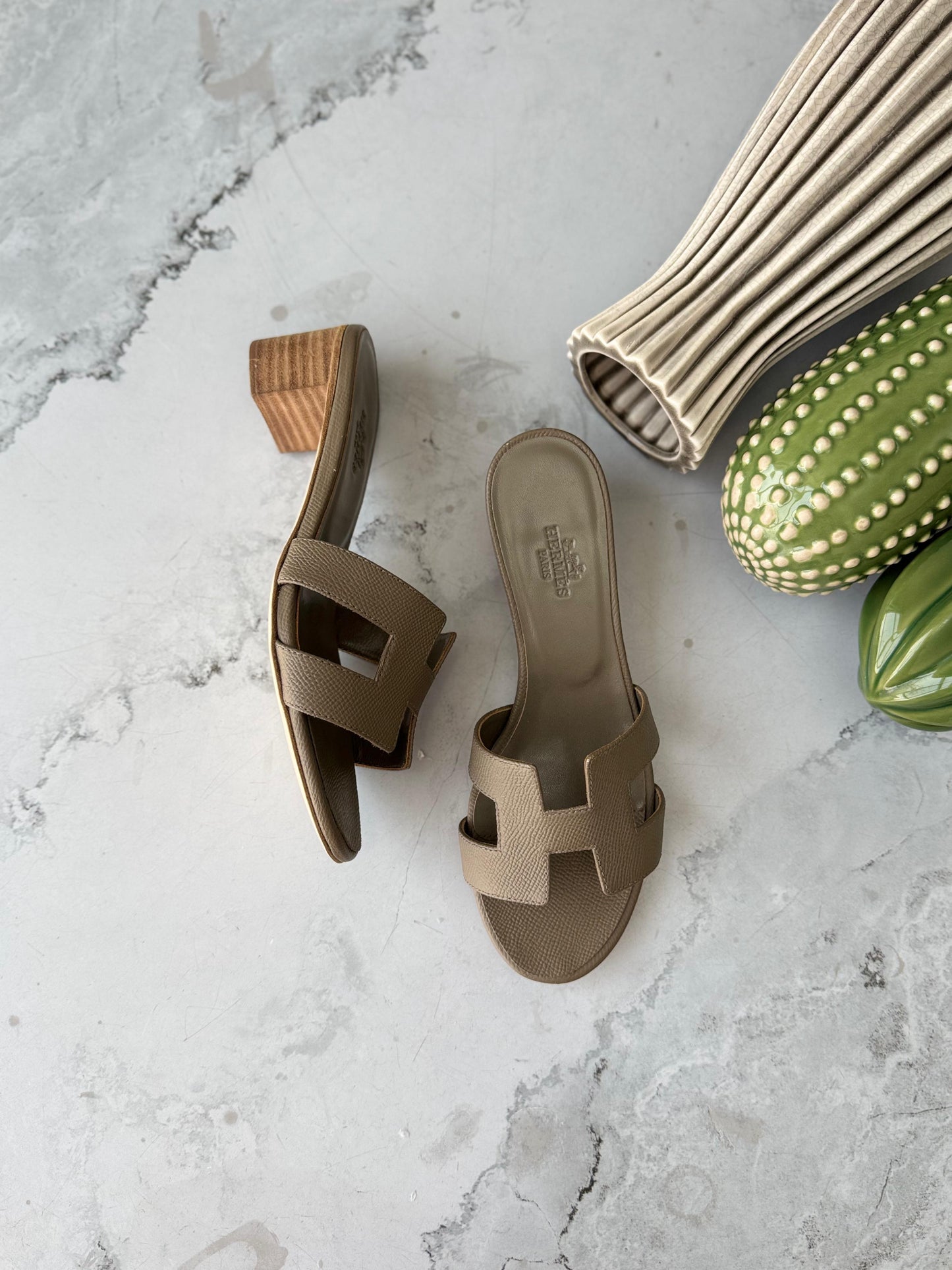 Hermes sandals heels
