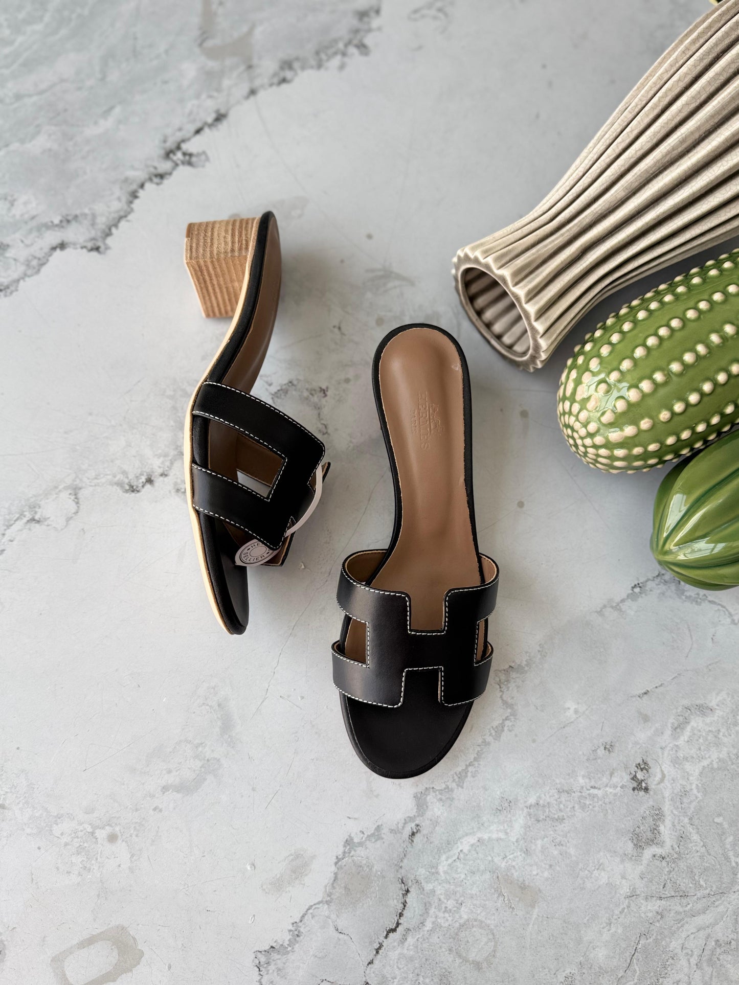 Hermes sandals heels
