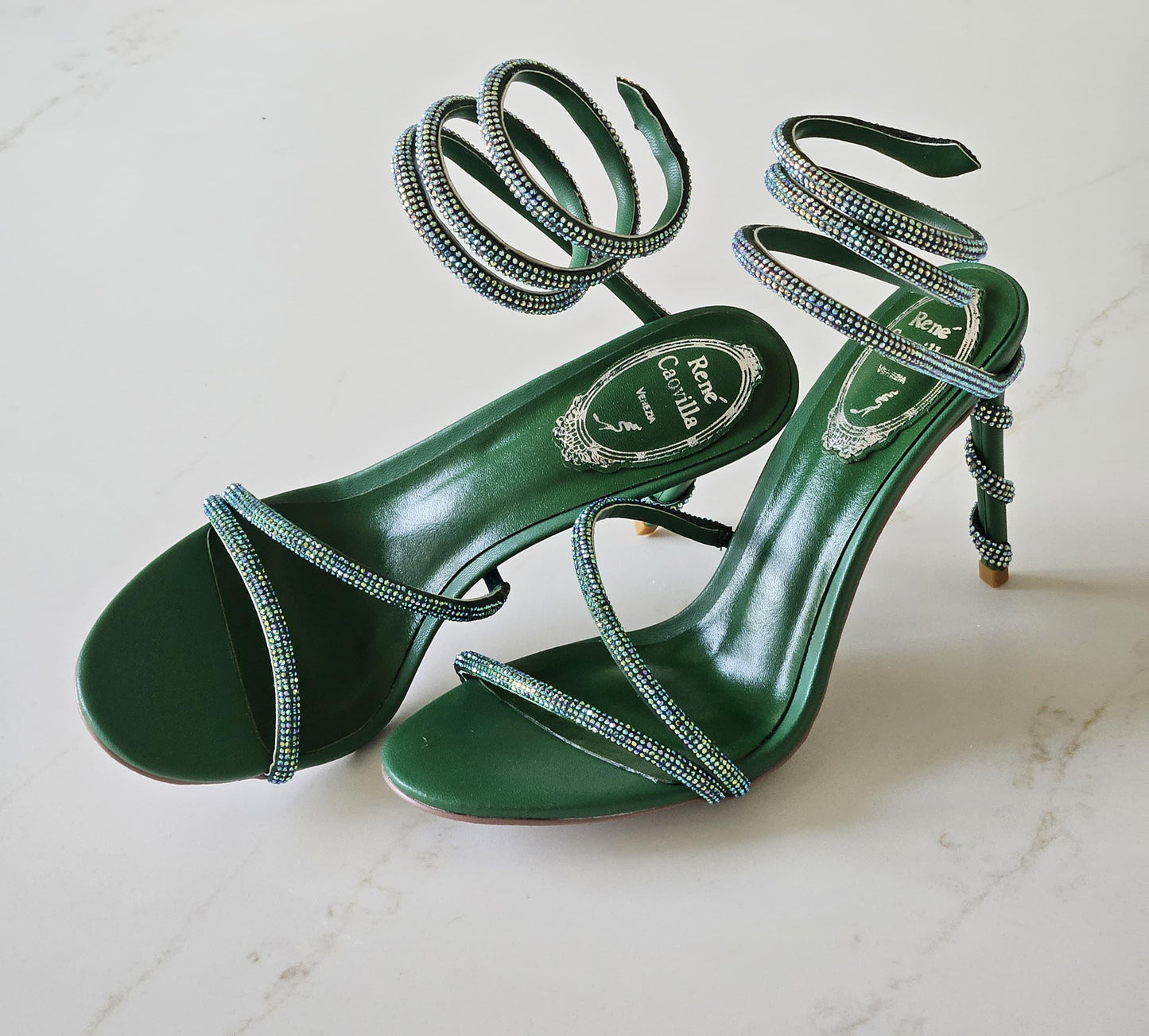 Rene caovilla sandals heels