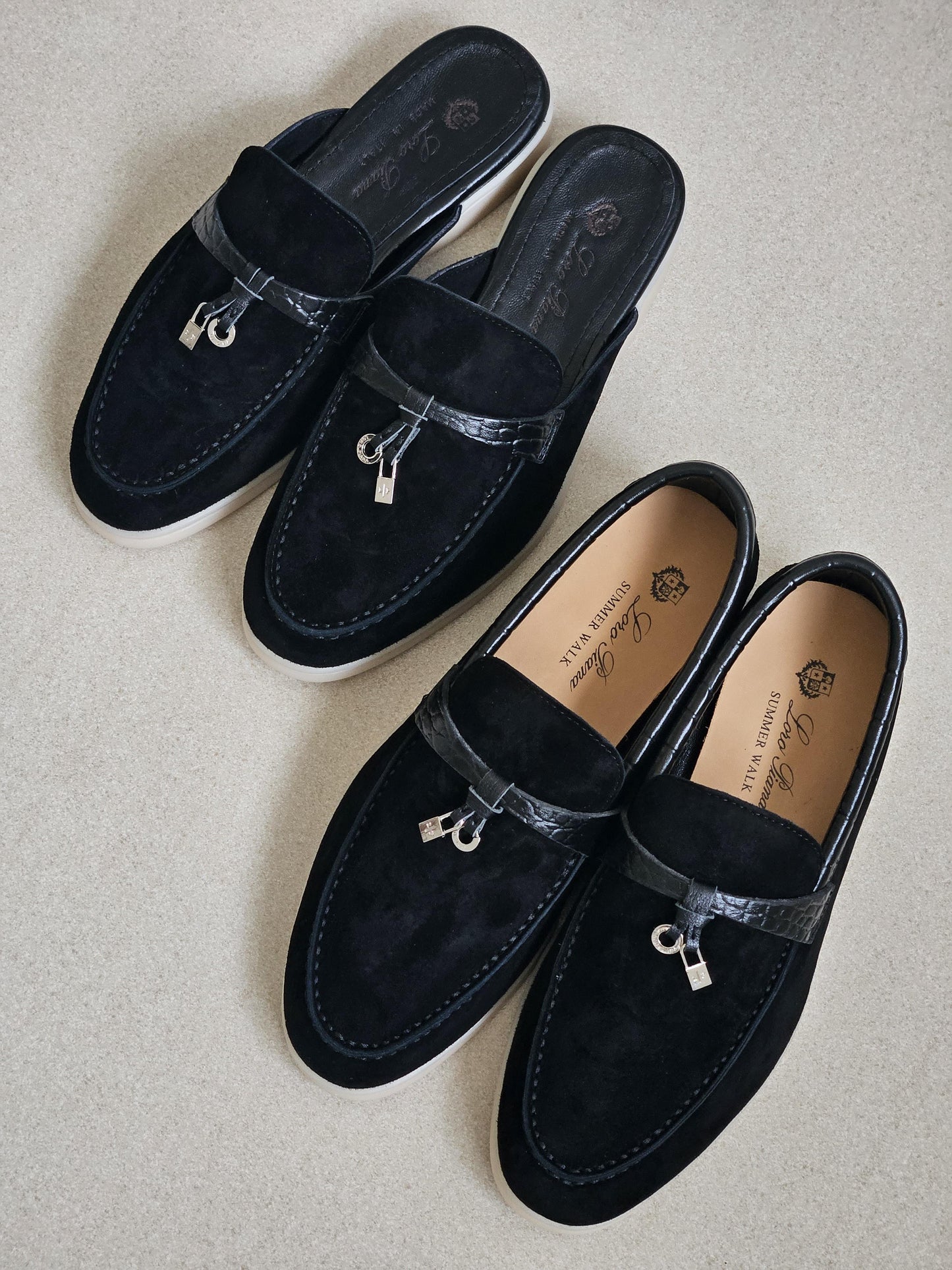 Loro piana loafers & loro piana mules
