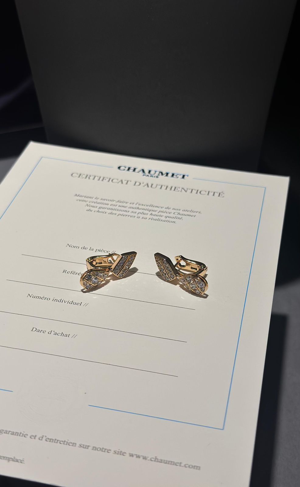 Chaumet jewelry set