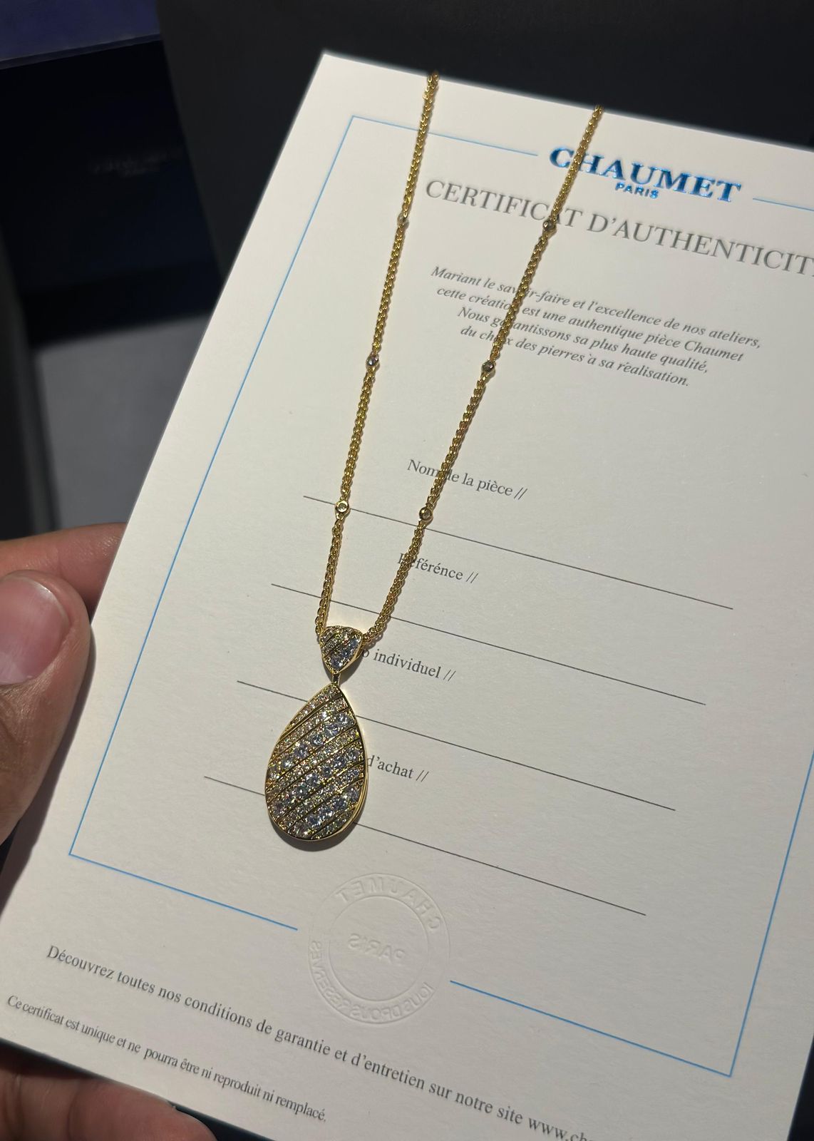 Chaumet jewelry set
