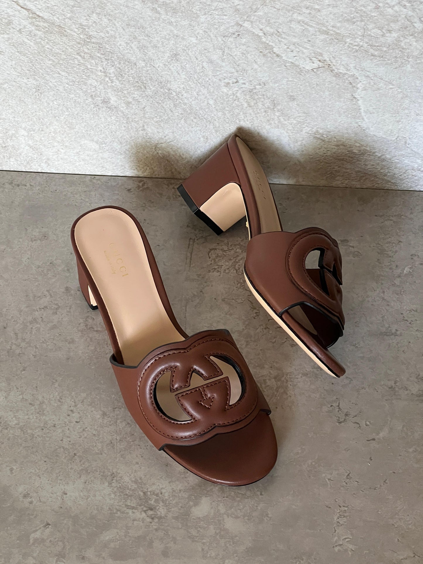 Gucci sandals heels