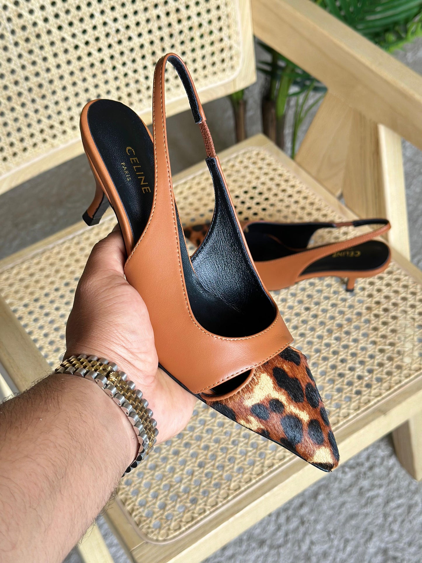 Celine heels - leopard