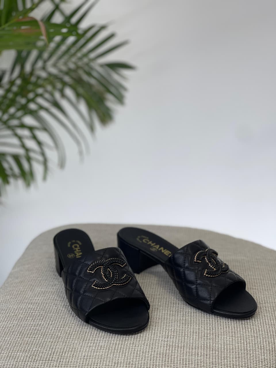 Chanel sandals heels