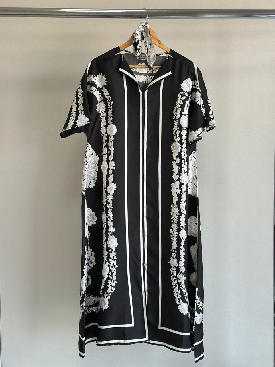 Hermes dress / abaya -silk